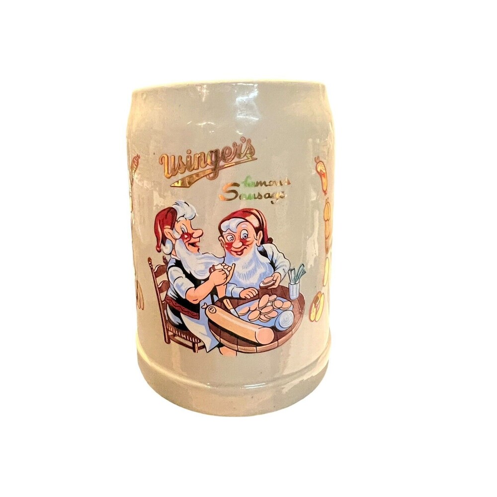 Usinger's America's Finest Sausage Beer Stein Mug Milwaukee Wisconsin Brewerania